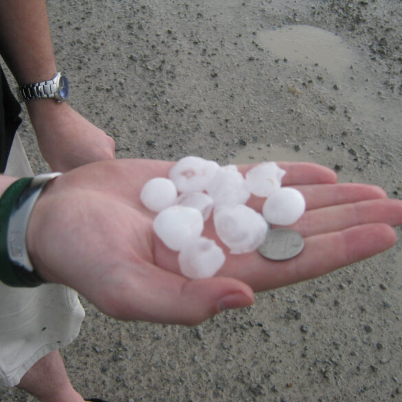 Small Hail in Iowa