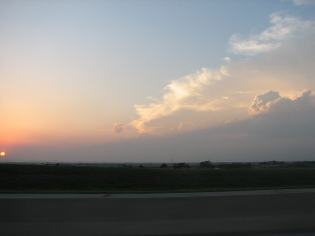 Sunset on the Turnpike