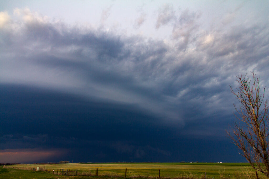 Storm near the Kansas Oklahoma Border