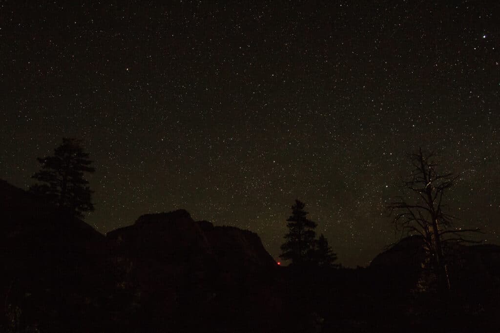 Dark Sky in Zion