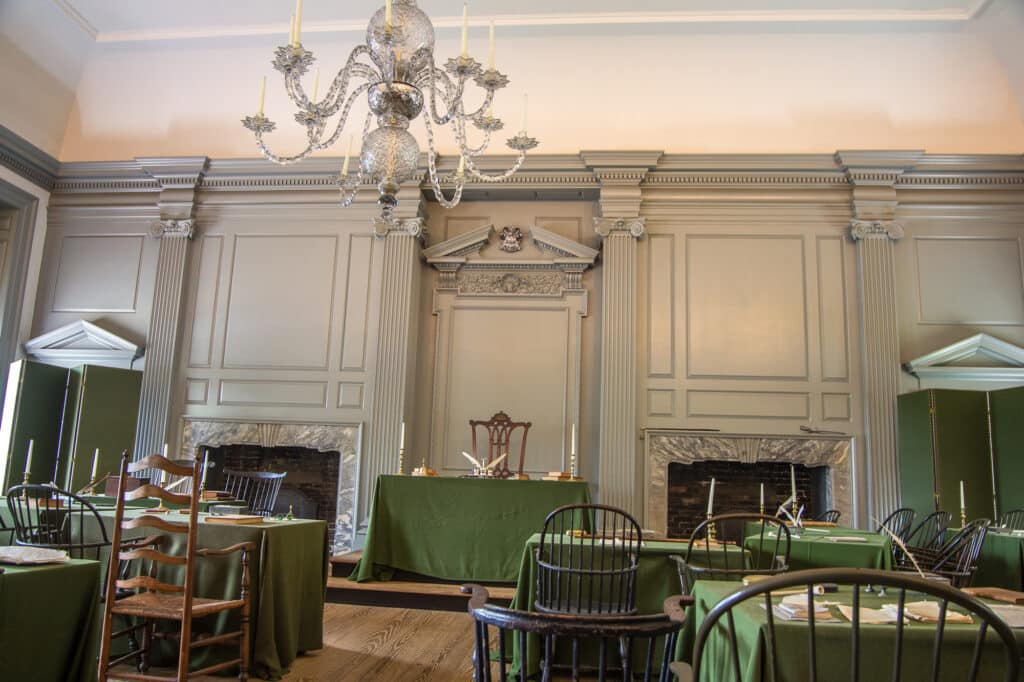 Inside Independence Hall