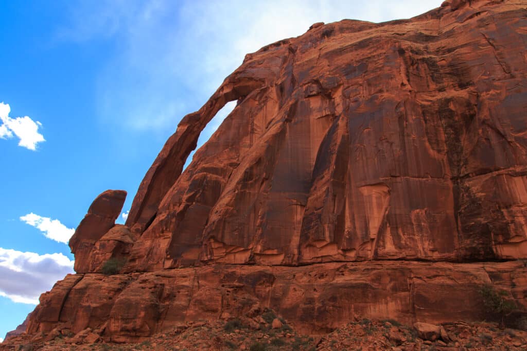 Jughandle Arch in Moab, UT