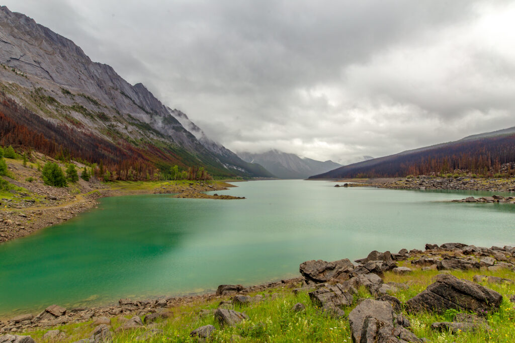 Medicine Lake in Jasper National Park