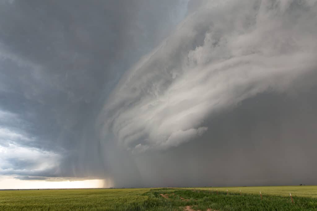 Storm near Carmen, OK