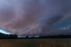 Storm north of Tulsa in June 2019