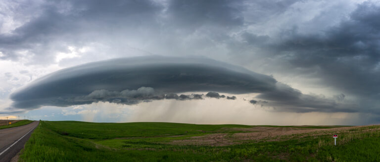 Pano of a shelf near Murdo, SD