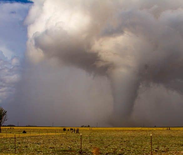 EF-4 Tornado near the town of Tipton, OK on the afternoon of November 7, 2011