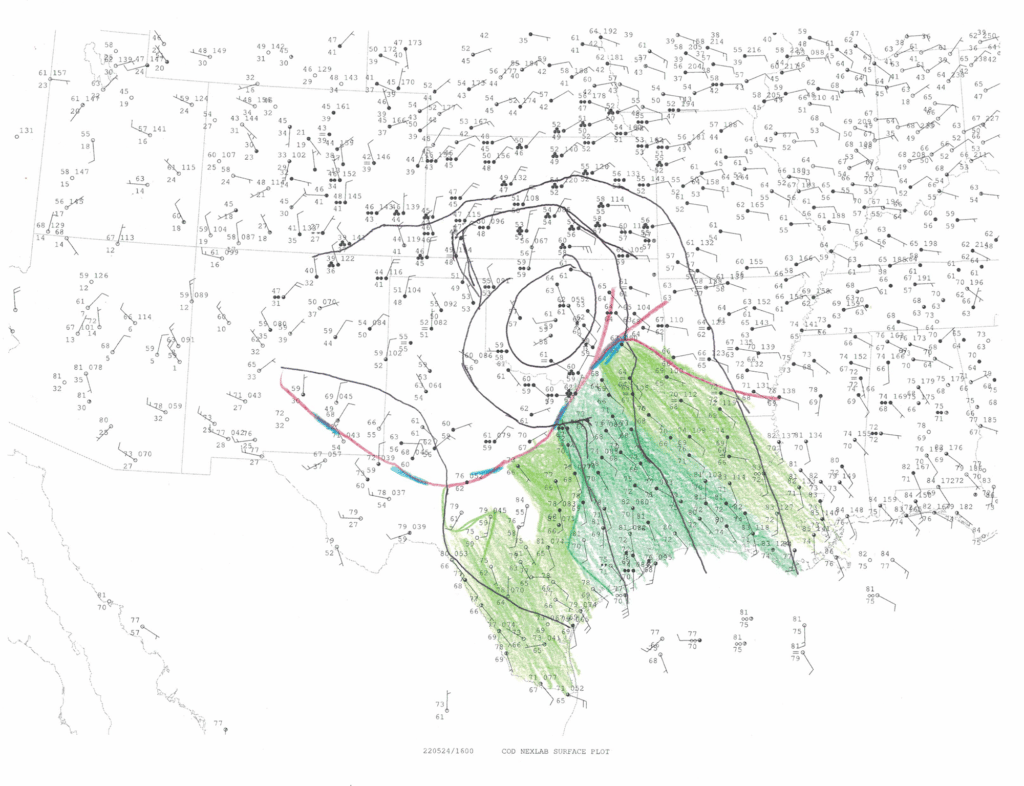 May 24, 2022 -16z Surface Analysis