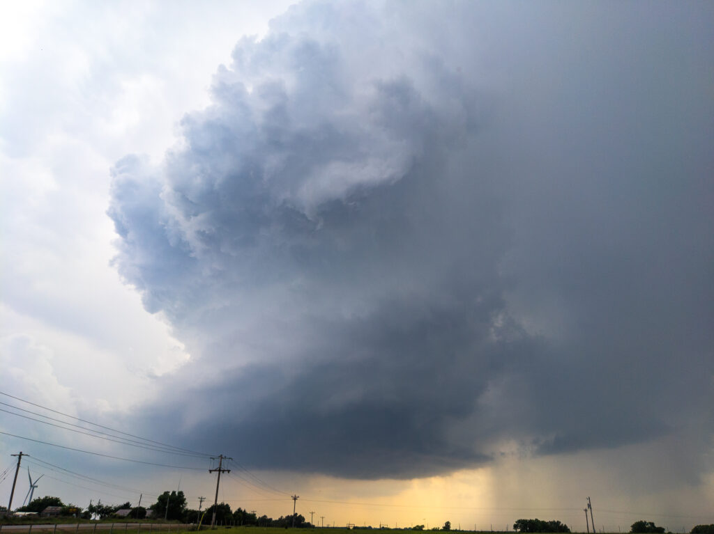 Supercell near Rush Springs