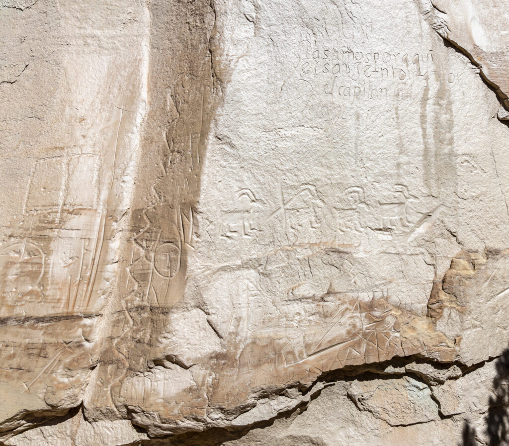 Carvings at El Morro