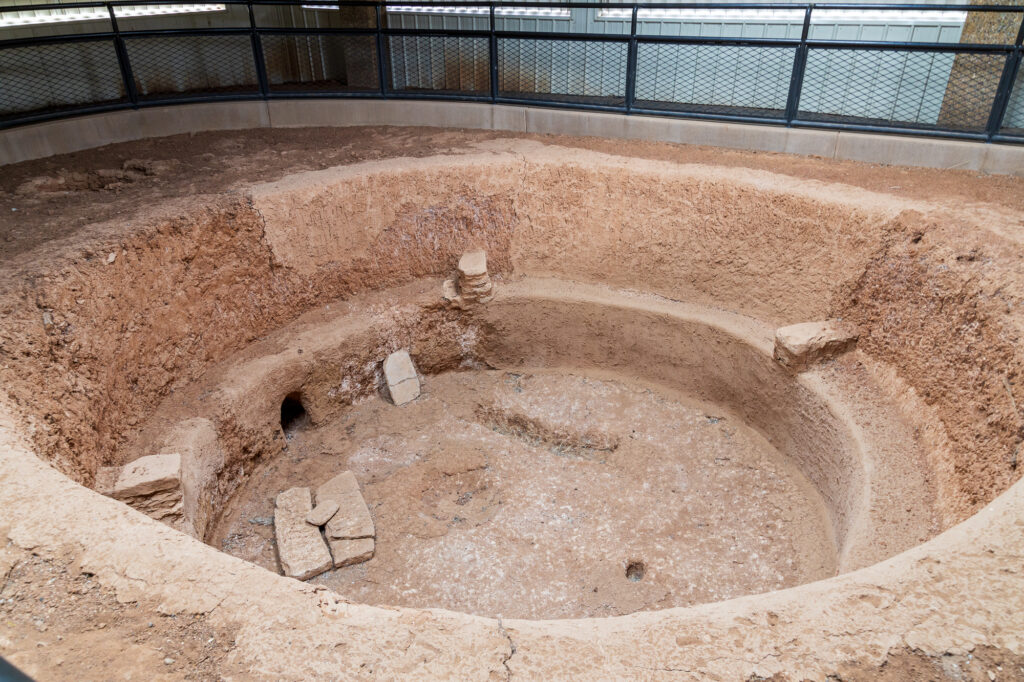 Underground circular room