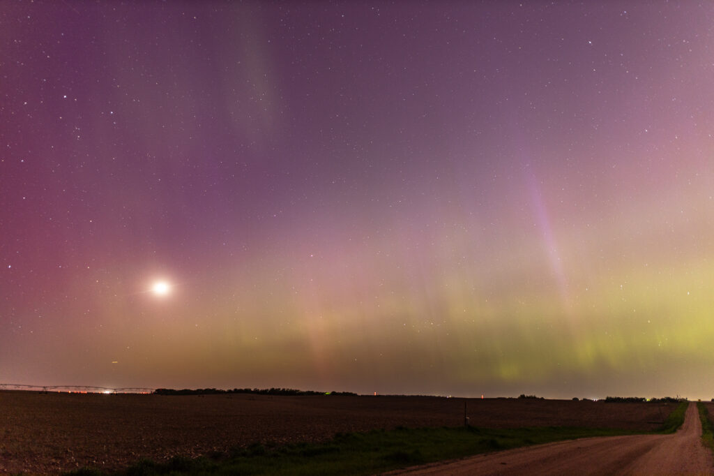 The Moon and Auroras