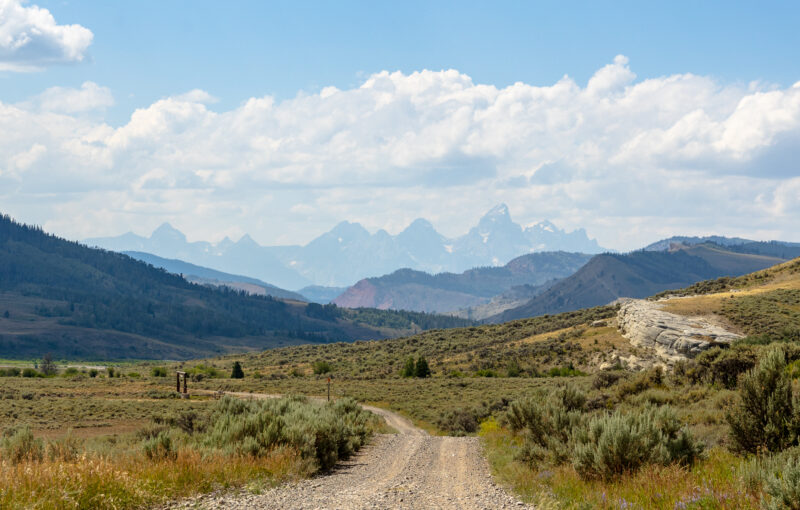 Tetons from Gres Ventre Road