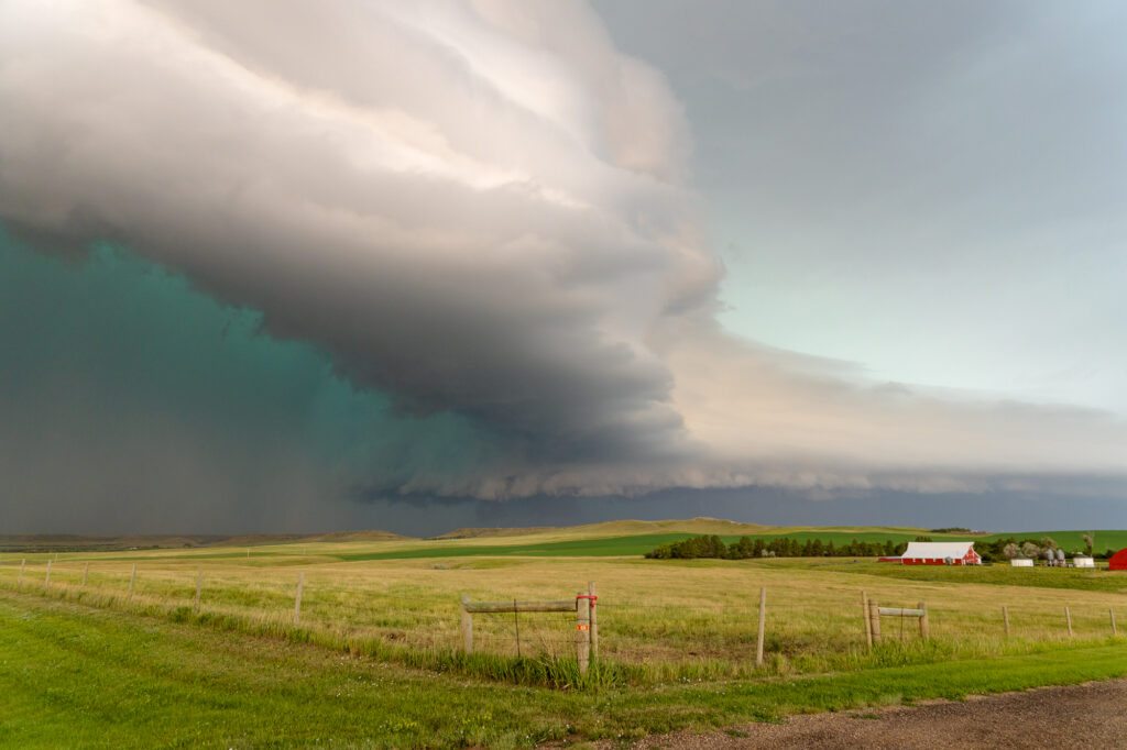 Multi Tiered Shelf Cloud in South Dakota